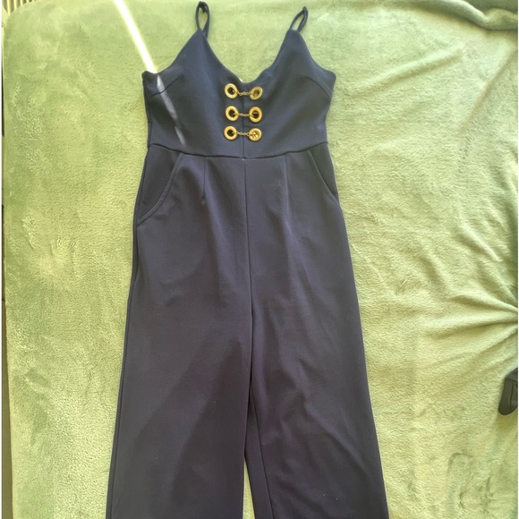 Navy Blue Jumpsuit - Picture 2 of 3